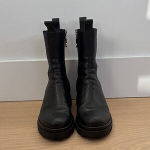 Black Combat & Moto Boots